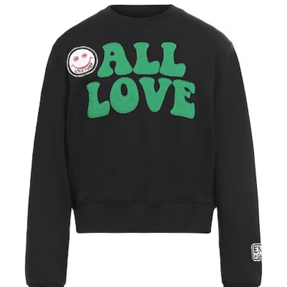 AMIRI Black All Love Edition Sweatshirt Crew Neck Size M Unisex - Picture 1 of 15